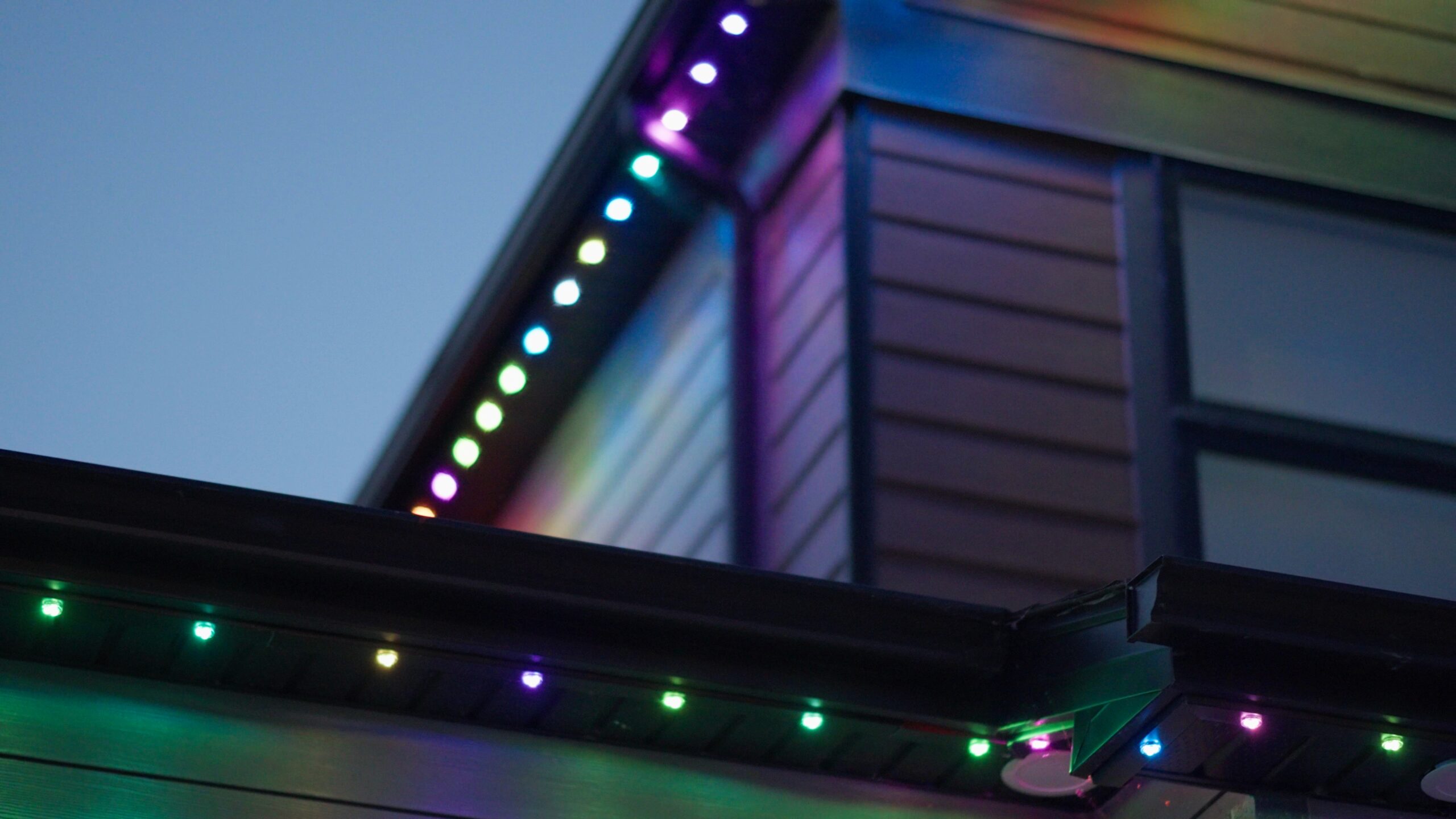 Oglo Happy Customer Home 3 - Permanent Soffit Lights