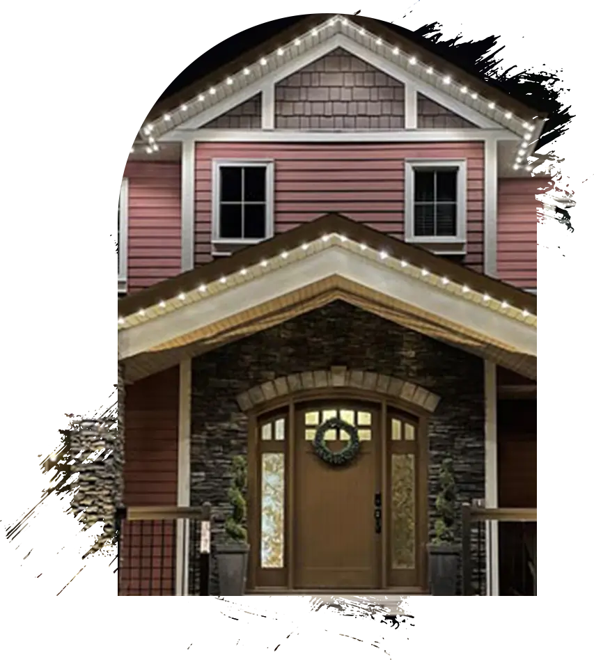 Oglo Permanent LED Christmas Lights Feature Home